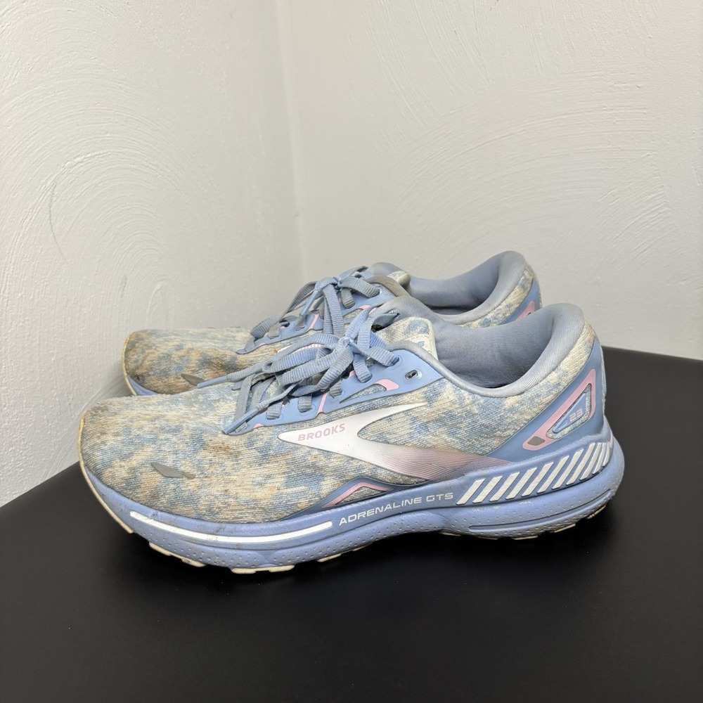Brooks Womens Adrenaline GTS 23‎ 1203811B493 Blue Running Shoes Sneakers Size 10